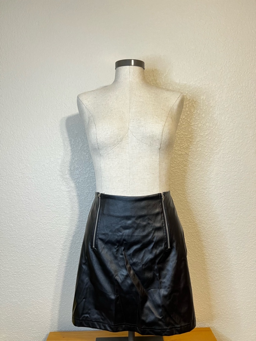 Shein Faux Leather Mini Skirt